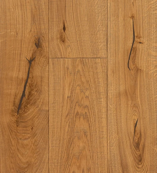 Dřevěná podlaha NORDIE SHADOW Rustic – střední, hnědý tmel, kartáčovaná, katrovaná